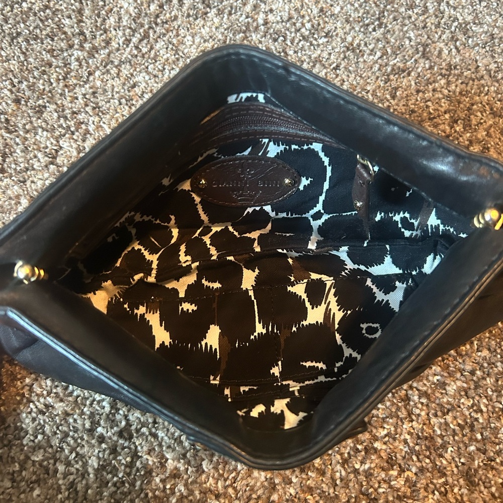 Gianni Bini black Leather Clutch Bag - Picture 4 of 5